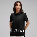 Lana Short Sleeve Shirt | Kemeja Wanita Office Look Atasan Cotton Poplin Lengan Pendek