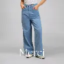 Merci Baggy Jeans | Celana Lightweight Denim Bootcut Pants Wanita